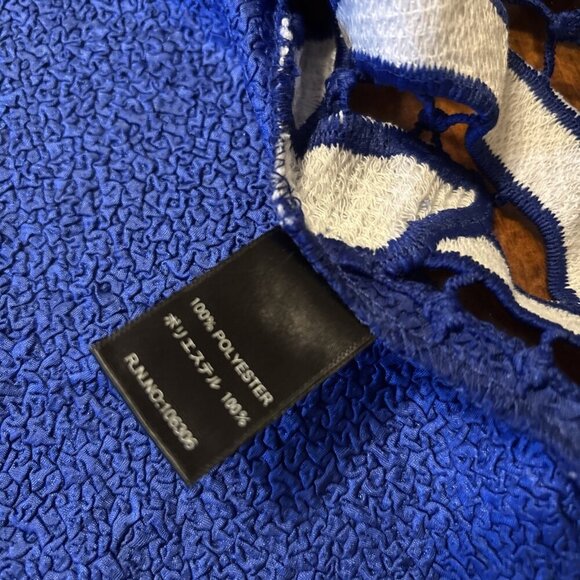 Berek Cobalt Blue & White Blazer Size XL NWT - Picture 8 of 8